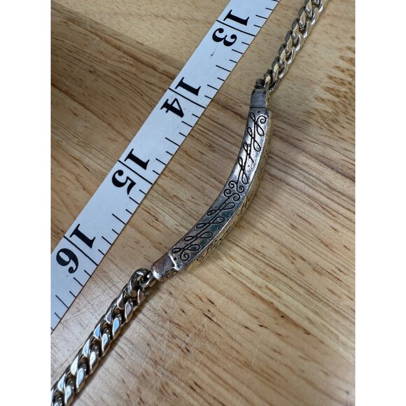 Brighton Silver-Tone Bracelet With Engraved "Live The Life You Love" Design & Sw - Picture 8 of 10